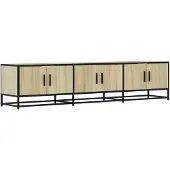 vidaXL TV-Schrank Sonoma-Eiche 180x35x41 cm Holzwerkstoff