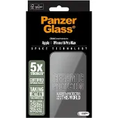 PanzerGlass Keramischer Displayschutz mit Applikator für das Apple iPhone 16 Pro Max