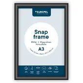 Europel Klapprahmen »Premium« DIN A3 25 mm schwarz, 32.8x45.1x1.1 cm