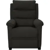 The Living Store Relaxsessel Schwarz Stoff