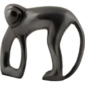 Present Time - Ornament Monkey - Grau - 17x5x15cm