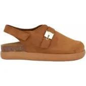 Scholl Clog Adele Suede Sa Damen Cognac-Schuhgröße 36