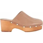 Scholl Clog Hailey Leather Damen Taupe-Schuhgröße 37