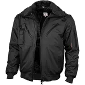 Qualitex Pilotenjacke wasserdicht, Größe: L, Farbe: schwarz