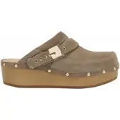 Scholl Clog Damen Withney Suede Te Taupe-Schuhgröße 41