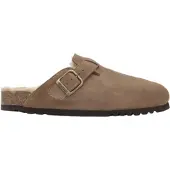 Scholl Clog Olivier F New Suede Sa Herren Dark Beige-Schuhgröße 39