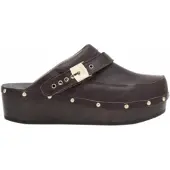 Scholl Clog Withney Leather T Damen Dark Brown-Schuhgröße 38