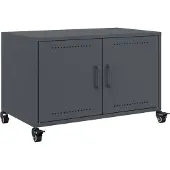 vidaXL TV-Schrank Anthrazit 68x39x43,5 cm Kaltgewalzter Stahl