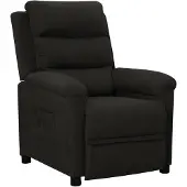vidaXL Relaxsessel Schwarz Stoff
