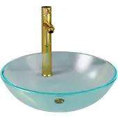 vidaXL Badezimmer Waschbecken Wasserhahn Ablaufgarnitur aus Mattiertem 3098446