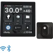 Shelly - Wall Display Black + BLU H&T Black - WiFi touch screen