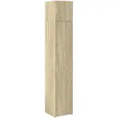 vidaXL Hochschrank Schmal Sonoma-Eiche 40x42,5x225 cm Holzwerkstoff