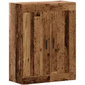 vidaXL Wandschrank Altholz-Optik 69,5x34x90 cm Holzwerkstoff