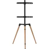 My Wall HT 21 L, 106,7 cm (42"), 165,1 cm (65"), 200 x 200 mm, 400 x 400 mm, Buchenholz, Metall, Schwarz, Holz