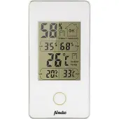 Alecto WS-75 - Digitales Thermometer / Hygrometer, weiß