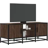 vidaXL TV-Schrank Eichen-Optik 100x35x41 cm Holzwerkstoff und Metall