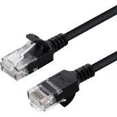 Microconnect V-UTP6A10S-SLIM, 10 m, Cat6a, U/UTP (UTP), RJ-45, RJ-45, Schwarz