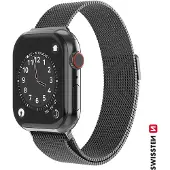 Swissten Mesh band for apple watch 38-40 mm black