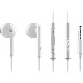 Huawei AM116, Kabelgebunden, Anrufe/Musik, 15 g, Kopfhörer, Silber, Weiß
