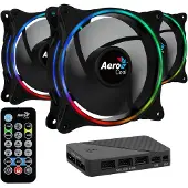 Aerocool Eclipse Argb +hub+remote Control 120 Mm Ventilator 3 Einheiten