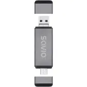 Savio SAVAK-72, USB Typ-C, Grau, PC / Notebook / Tablet, China, CE, K0318