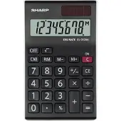 Sharp EL-310AN, Desktop, Display-Rechner, 8 Ziffern, Display klappbar, Batterie/Solar, Schwarz, Weiß