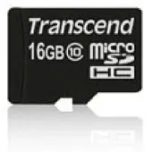 Transcend 16GB microSDHC Class 10 UHS-I, 16 GB, MicroSDHC, Klasse 10, MLC, 90 MB/s, Class 1 (U1)