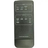 VivoLink VL120011-REM, IR Wireless, Drucktasten, Schwarz