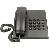Panasonic KX-TS500PDB Corded Telephone Black