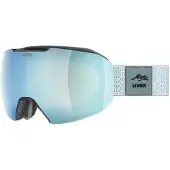 Uvex Skibrille Epic Attract Unisex Black Sapphir Green
