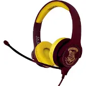 OTL TECHNOLOGIES Harry Potter Hogwarts Crest, Kabelgebunden, Gaming, 20 - 20000 Hz, 175 g, Kopfhörer, Burgund, Gelb