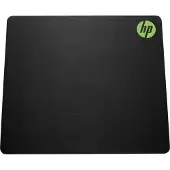 HP Pavilion Gaming 300, Schwarz, Grün, Einfarbig, Stoff, Gummi, Gaming-Mauspad