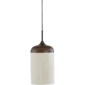 Light & Living - hängeleuchte - Dania - beige braun - baumwolle metall - Ø 22cm - E27 - 2985552