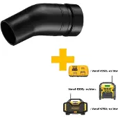 DeWalt Staubabsaugung-Winkeladapter DWV9150 35mm auf 35mm