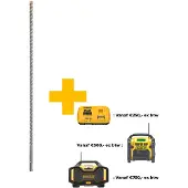 Dewalt DT8937-QZ, Rotationshammer, 1,2 cm, 46 cm, 40 cm, SDS Plus, Edelstahl