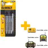 DeWalt JIGSAW BLADE 82x2mm T119BO XPC WOOD / 5pcs.