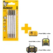 DeWalt Carbon Steel Dewalt Saw Blades for Wood, T-handle, 132mm Length, 4mm Tooth Pitch, 85mm Maximum Cutting Depth (DT2051-QZ)