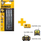 DeWalt Stichsaegeblatt BIM Holz/PVC <60mm 3Stk