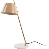 Leitmotiv - Tischleuchte Savvy - Braun - 19x33x53cm Tischlampe - Nachttischlampe, Wohnzimmer, Schlafzimmer