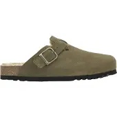 Scholl Clog Olivier F New Suede Sa Herren Khaki-Schuhgröße 40