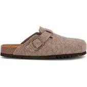 Scholl Clog Olivier New Felt Herren Light Brown-Schuhgröße 40