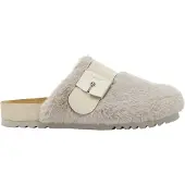 Scholl Clog Alaska 3.0 Synthetic Fur Damen Taupe-Schuhgröße 42