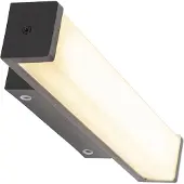 QAZQA Moderne Wandleuchte Schwarz 32cm inkl LED IP44 Cascada