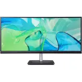 Acer CB343CUR, 86,4 cm (34"), 3440 x 1440 Pixel, UltraWide Quad HD, LED, 4 ms, Schwarz, Silber