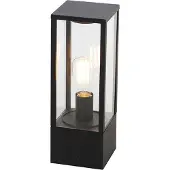 QAZQA Industrielle Außenleuchte schwarz 40 cm IP44 - Charlois