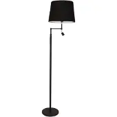 By Rydens Orlando Stehleuchte Black/Black - , Orlando, Schwarz, für Wohnzimmer, Metall, Modern