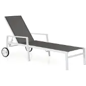 Brafab Leone Gartenliege Aluminium/Textilene klappbar