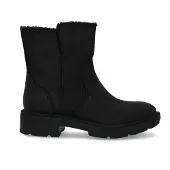 Timberland Winterstiefelette "BRIMFIELD MID WARM LINED BOOT", Damen, Gr. 40, schwarz (schwarz full grain), Leder, Schuhe Winterstiefelette, Winterstiefel, Winderboots, Winterschuhe, gefüttert