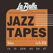 La Bella Jazz Tapes 800 M Black Nylon
