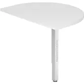 Hjh OFFICE PRO RA60 - Ansatztisch 60x80 Grau